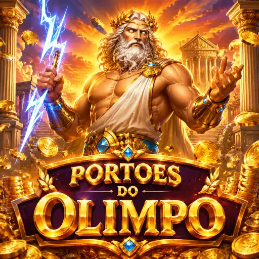 Rolos do slot Gates of Olympus com símbolos mitológicos